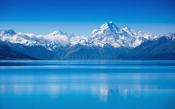 Lake Pukaki, South Island, New Zealand Stock Photo - Image of scenery, springtime_ 32447862